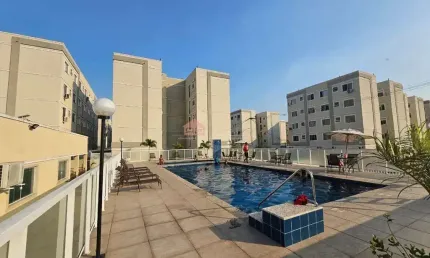 Apartamento 2 quartos com piscina, vaga e lazer completo - Vila Lage São Gonçalo