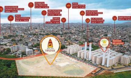 Solar Trindade Tenda - Apartamentos 2 quartos em Trindade - São Gonçalo RJ