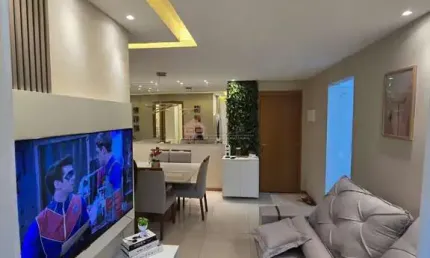 Apartamento 3 quartos com suíte, mobiliado, já pronto para morar no Jardim Centr