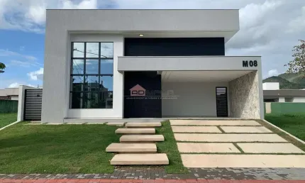 Excelente casa linear no Alphaville 1 Maricá com 3 quartos suite piscina