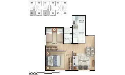 Solar trindade tenda - apartamentos 2 quartos em trindade - são gonçalo rj