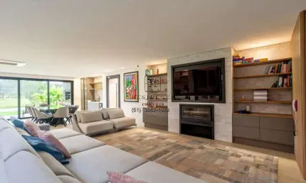 Casa de luxo com 6 dormitórios e 530m² no Terra Ville, Porto Alegre-RS: qualidade excepcional em cada detalhe!