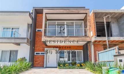Casa em condomínio fechado com 3 quartos à venda na Rua Monsenhor Augusto Dalvit, 75, Aberta dos Morros, Porto Alegre, 186 m2 por R$ 1.100.000