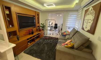 Casa de alto padrão para locação em condomínio na Bela Vista, Porto Alegre-RS: 3 quartos, 3 suítes, 2 salas, 4 banheiros, 2 vagas, 149,00 m².