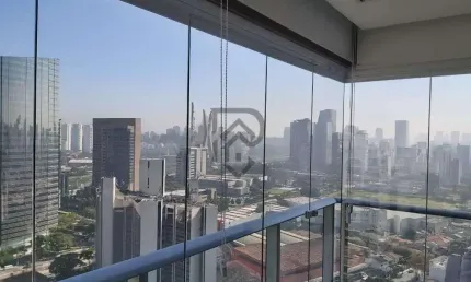 Apartamento brooklin decorado andar alto vista livre