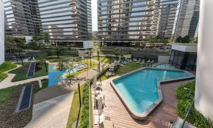 Apartamento ez parque da cidade pronto para morar andar alto vista livre