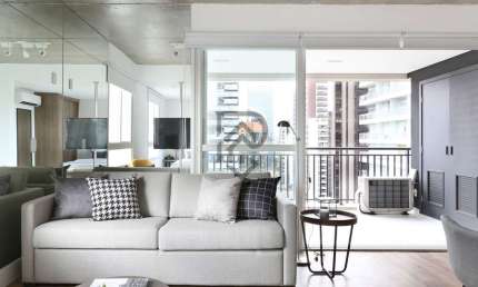 Apartamento com 1 quarto à venda na Rua Jean Peltier, 311, Brooklin, São Paulo