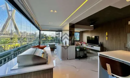 Apartamento com 1 quarto à venda na Rua Jean Peltier, 311, Brooklin, São Paulo