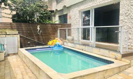 Casa com 4 quartos à venda na Rua Vahia de Abreu, Boqueirão, Santos
