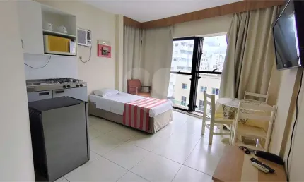 Flat com 1 quarto à venda na Rua Jorge Tibiriçá, Gonzaga, Santos