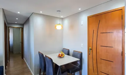 Pronto pra Morar! Seu Apartamento 56m² / com Varanda Gourmet / Já Mobiliado / Vista Panorâmica /