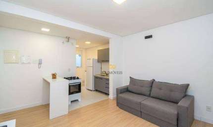 Apartamento Mobiliada com 1 dormitório para alugar, 38 m² por R$ 2.200/mês - Centro - Porto Alegre/RS