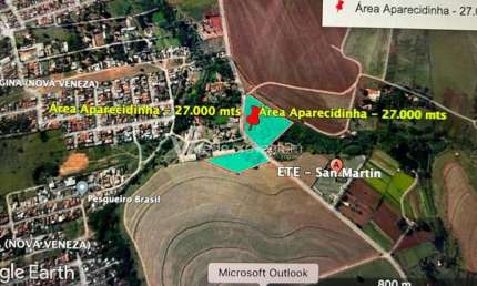 Terreno à venda na Estrada Municipal Joannine Caumo, km15, Nova Aparecida, Campinas por R$ 7.950.000