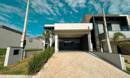 Casa em condomínio fechado com 3 quartos à venda na Avenida Luiz Greco, 600, Vila Monte Alegre, Paulínia, 137 m2 por R$ 1.080.000