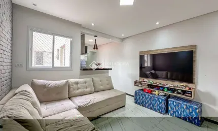 Cobertura com 2 dormitórios à venda, 110 m² por r$ 650.000,00 - vila scarpelli - santo andré/sp