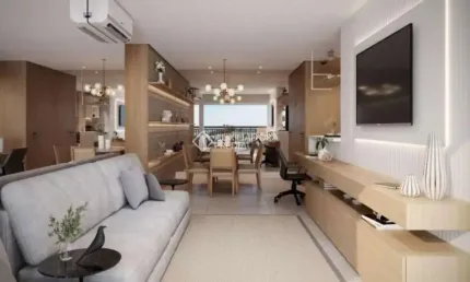 Apartamento novo 59 m² sacada integrada com a sala e suíte