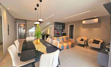 Cobertura Impecável com 256m² ? 3 Suítes, 3 Vagas e Churrasqueira Privativa!