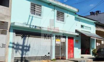Sobrado em terreno de 250 m² , 7 dormitórios e 2 vagas + salão comercial no Rio Pequeno !!!