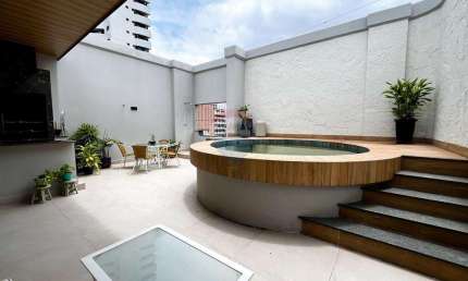 Ed. Luiz Porciúncula, Apto. Duplex, Cobertura com Piscina Privativa, com 4/4, sendo 2 suítes e 2 vagas de garagem, PET, Batista Campos