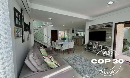 Aluguel COP30 - Casa no Residencial Castanheira - 4 suítes (8 pessoas)