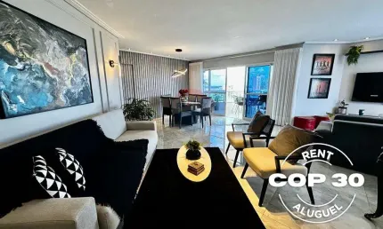 Apartamento Alto Padrão - até 8 pessoas - Locação COP30
