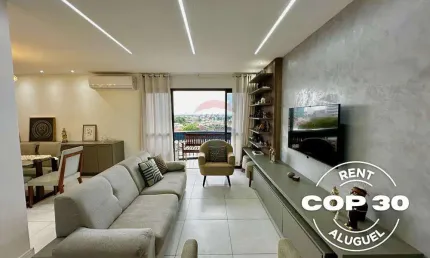 Aluguel cop30 - apartamento no edifício piemonti - 3 quartos (6 pessoas)