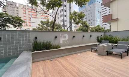 Apartamento com área privativa à venda no Santo Agostinho – 2 quartos, 2 suítes, 2 vagas – 110 m²