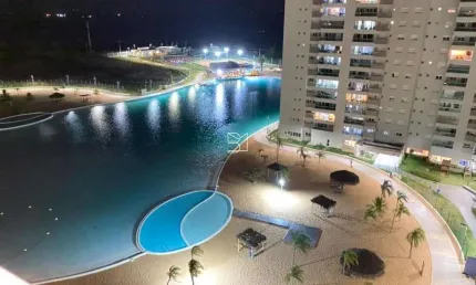 Apartamento no Brasil Beach Resort, 2 Quartos Sendo 1 Suite, Moveis Planejados.