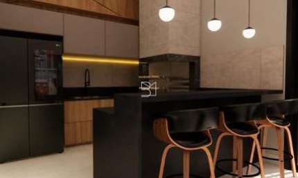 Casa Térrea, 3 Suites Com Closet, Lavabo, Lavanderia, 4 Vagas, Churrasqueira