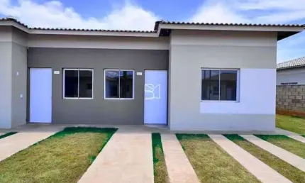 Casa Origem do Sol, 2 Quartos Sendo 1 Suite, Lavabo Lavanderia, 2 Vagas de Carro