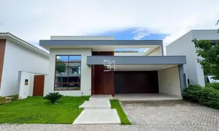Casa Terrea, 4 Suites Com Closet Master, Lavanderia, Lavabo, Piscina, 4 Garagens