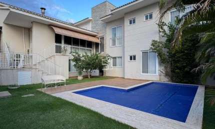 Casa Florais dos Lagos, 4 Suites, Lavanderia, Lavabo Jacuzzi, Piscina, 4 Garagem