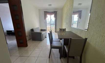 Apartamento mobiliado à venda de 58m² | 01 dormitório, 01 banheiro e 01 vaga de garagem | Edifício Portogallo Atrium - Jardim São Dimas | São José dos Campos |