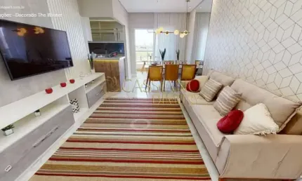 Apartamento à venda de 84,22m² | 03 dormitórios, sendo 01 suíte e 01 vaga de garagem | edifício the winner - loteamento vila branca | jacareí |