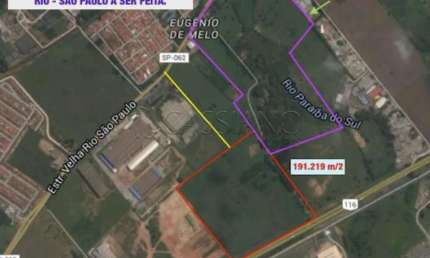 Área comercial à venda de 265.000m² | Jardim das Flores - São José dos Campos |