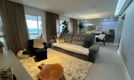 Apartamento mobiliado à venda de 143m² | 03 dormitórios, sendo todos suítes e 03 vagas de garagem | Edifício Grand Splendor - Jardim das Indústrias | São José dos Campos |