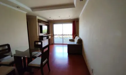 Apartamento mobiliado para locação de 68m² | 02 dormitórios sendo 01 suite e 1 vaga de garagem | Edifício Turim - Centro | São José dos Campos |