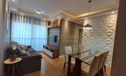 Apartamento à venda de 63m² | 03 dormitórios e 01 vaga de garagem | residencial vale das flores - jardim américa | são josé dos campos |