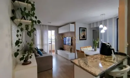 Apartamento à venda de 78m² | 03 dormitórios, sendo 01 suíte e 02 vagas de garagem | Edifício Rio das Pedras - Jardim Aquárius | São José dos Campos |