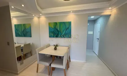 Apartamento à venda de 55m² | 02 dormitórios, sendo 01 suíte e 01 vaga de garagem | Edifício Cittá di Roma - Jardim Augusta | São José dos Campos |