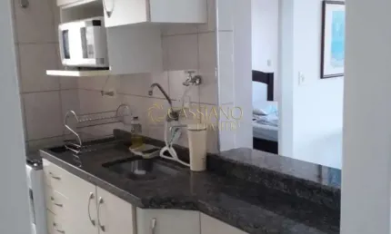 Apartamento para locação mobiliado de 41m² | 01 dormitório, sendo suíte e 01 vaga de garagem | Edifício San Guseppe - Centro | São José dos Campos |