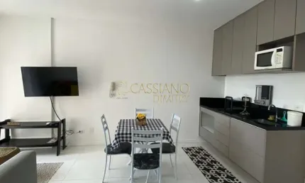 Apartamento mobiliado à venda de 33m² | 01 dormitório, sacada e 01 vaga de garagem | Edifício Choice Vale - Jardim Agusta | São José dos Campos |