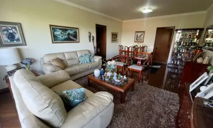 Apartamento à venda de 130m² | 03 dormitórios, sendo 01 suíte e 02 vagas de garagem | Edifício Villa Borghese - Jardim Apolo | São José dos Campos |