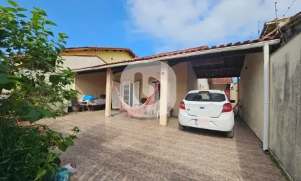 Casa 50 metros da Praia, 3 Quartos, Edícula - Escriturada