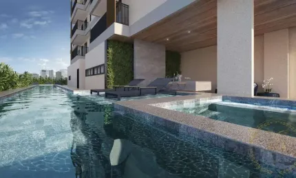 Apartamento para Locação em Barueri, Dezoito do Forte Empresarial/Alphaville., 1 dormitório, 1 suíte, 1 banheiro, 1 vaga
