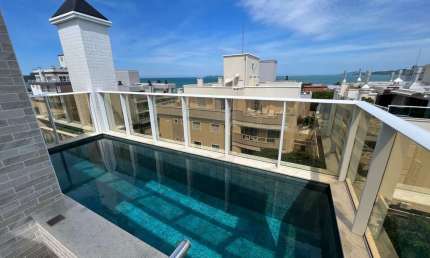 Cobertura Duplex, 3 Suites,Piscina integrada a Varanda com Churrasqueira,2Vagas