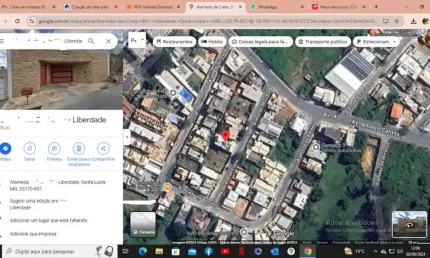 Terreno à venda na Rua S, Liberdade, Santa Luzia, 25 m2 por R$ 215.000