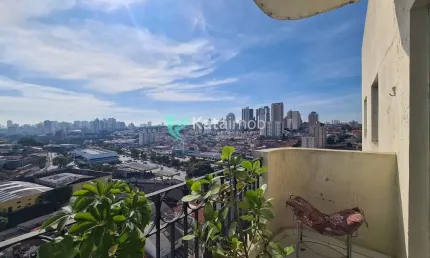 Apartamento de 3 dormitórios, andar alto, sacada, 1 vaga à venda, próximo ao metrô são judas