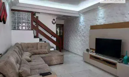 Sobrado com 3 dormitórios à venda, 145 m² por R$ 965.000,00 - Assunção - São Bernardo do Campo/SP