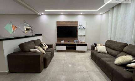 Sobrado com 3 dormitórios à venda, 199 m² por R$ 980.000 - Alves Dias - São Bernardo do Campo/SP